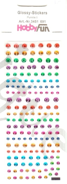 Glossy-Stickers Punkte II