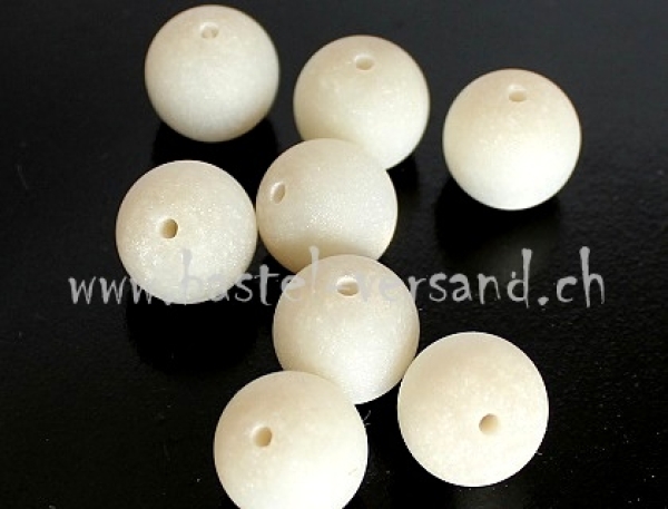 Superpolaris Perle matt 20mm weiss