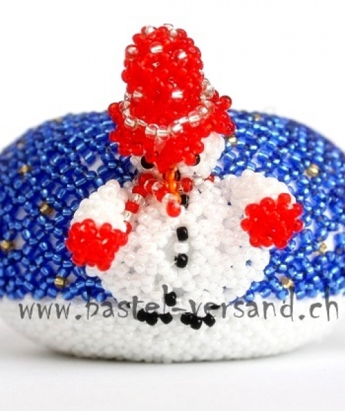 Teelichthalter Schneemann