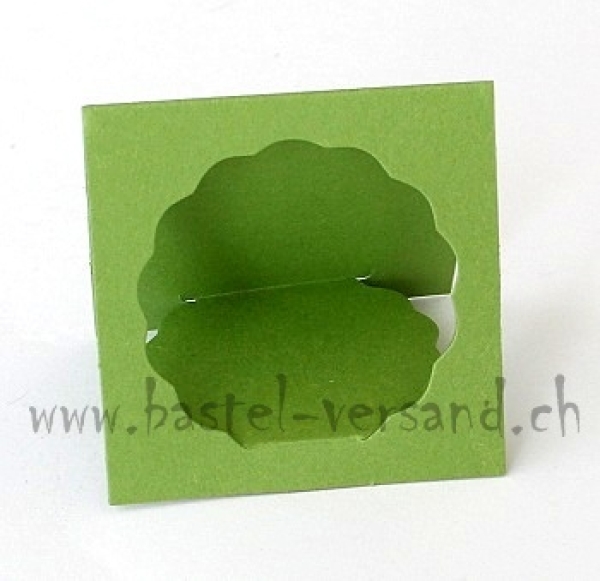 Tischkarte Aufsteller "Blume" (klein) grün