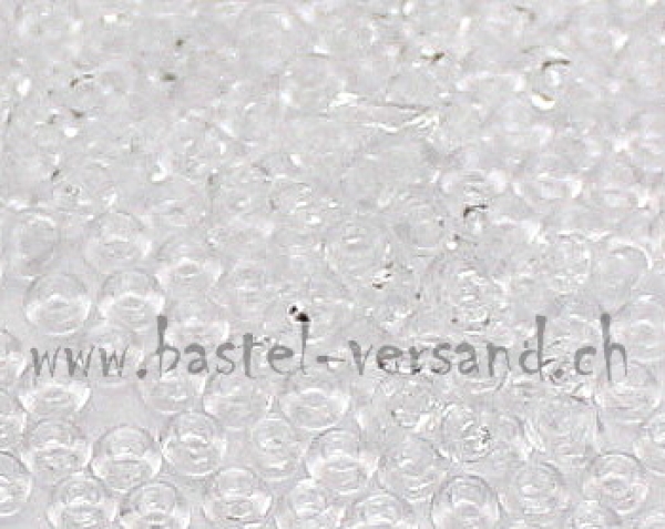 Toho Demi Round 11/0 permafinish silver-lined crystal