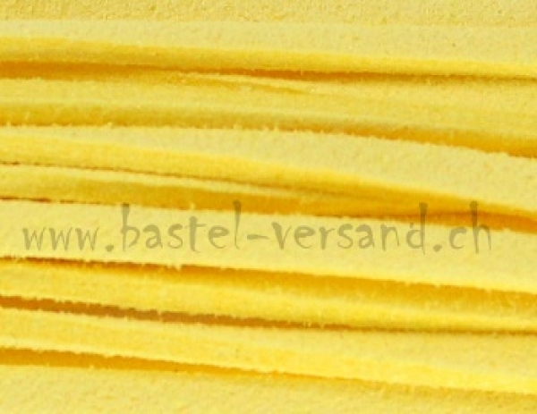 Veloursband 3mm gelb