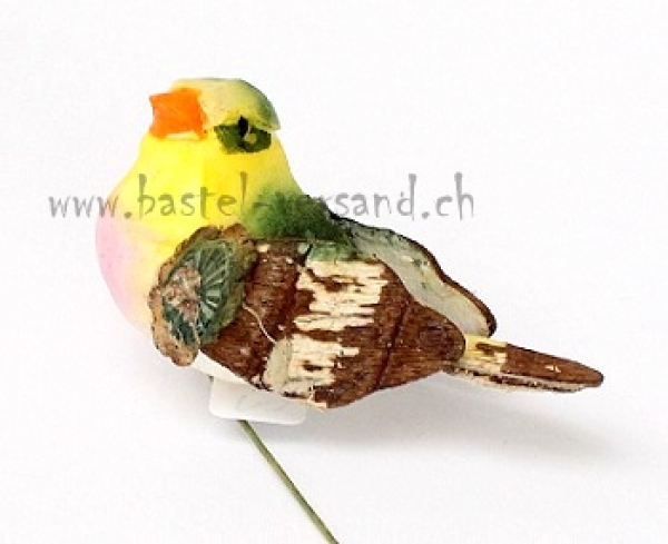 Vogel 5,7cm gelb