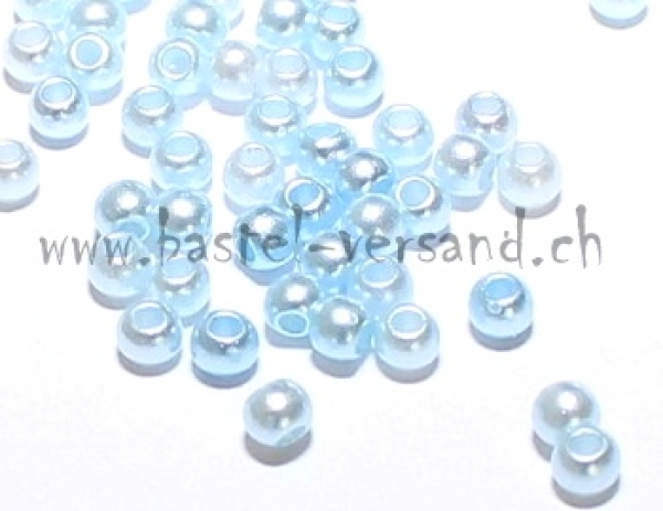 Wachsperle 3mm hellblau