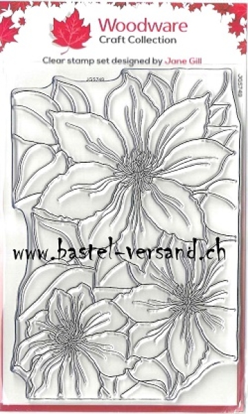 Woodware Clearstamp Clematis