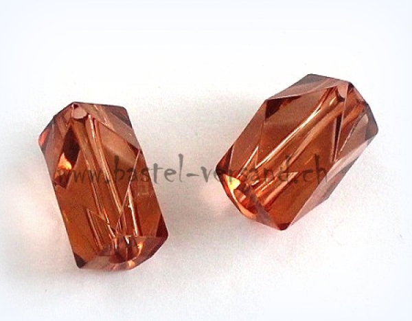 Acrybello Facettenperle braun