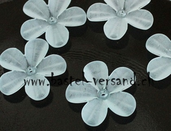 Acryl Blume 30mm hellblau