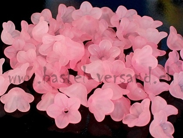 Acryl Blüte 13mm rosa