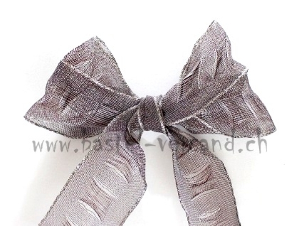 Dekoband 4cm anthrazit