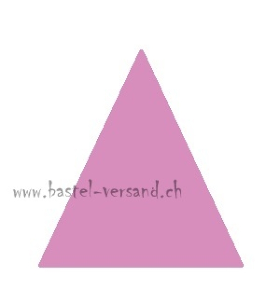 Aufblatt zu Dreiecktischkarte lila