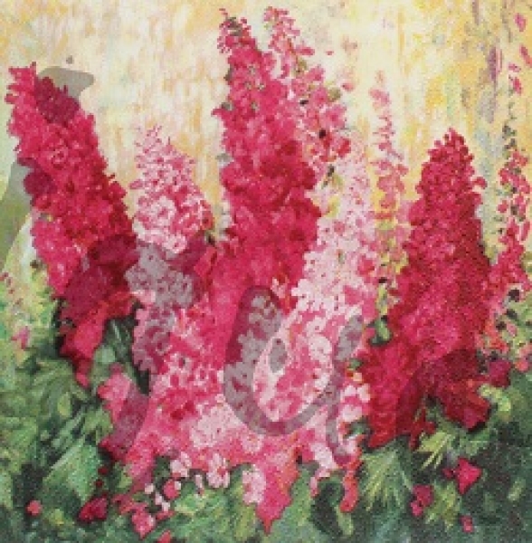 Serviette larkspur impressions pink