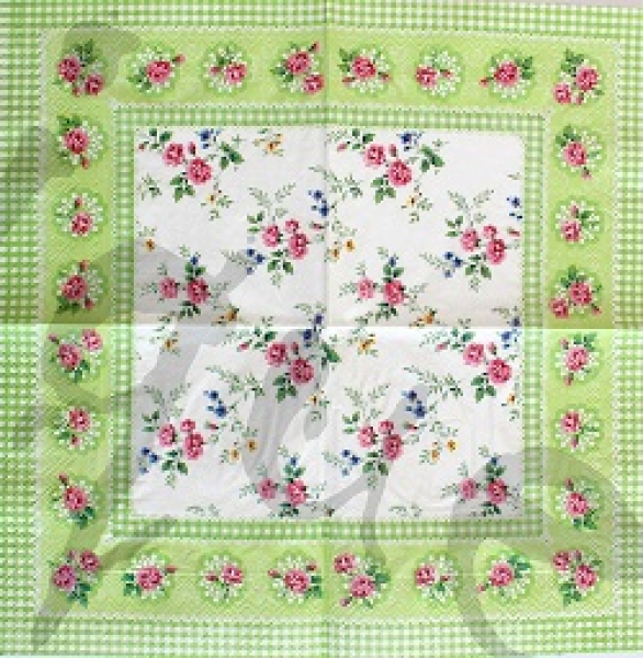 Serviette lisa grün (2Stk.)