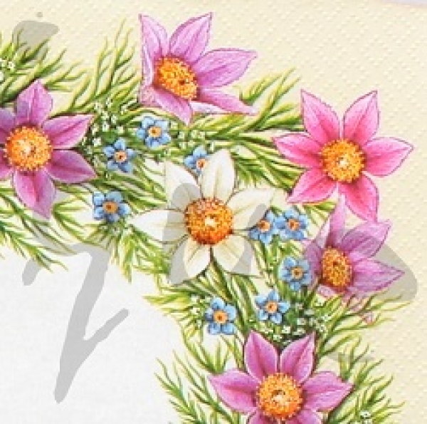 Serviette blumenranke (2Stk.)