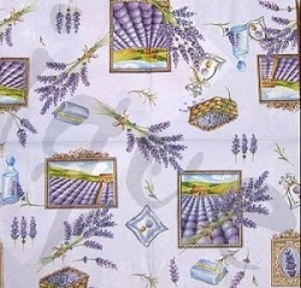 Serviette lavendel
