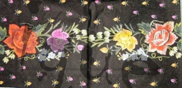 Serviette blumenranke (2Stk.)