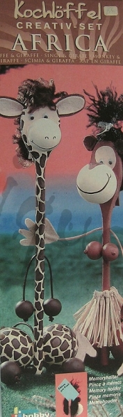 Memoryhalter Kochlöffel-Set "Africa"