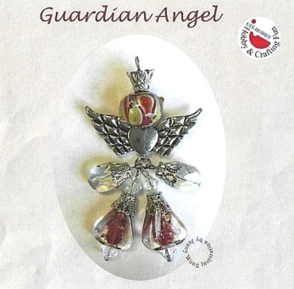 Bastelpackung Schutzengel rot