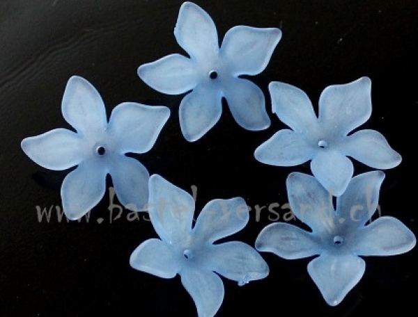 Acryl Blume 28mm blau