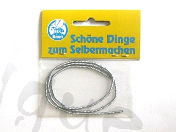 Bouillondraht grau 2mm