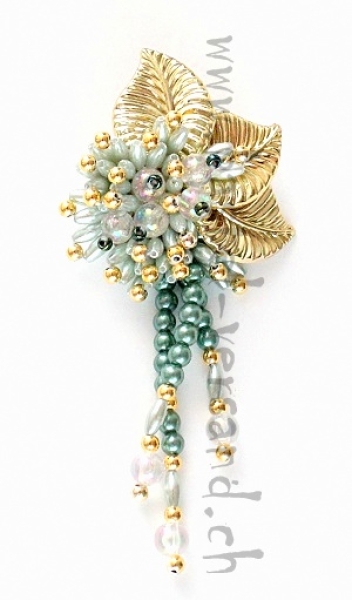 Brosche grün