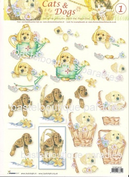 3D Schnittbogen Welpen