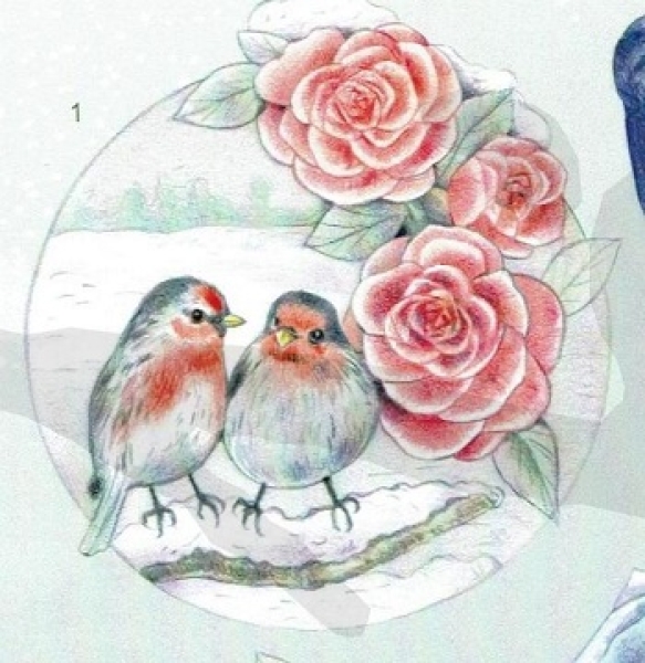 3D Schnittbogen verschiedene Vögel