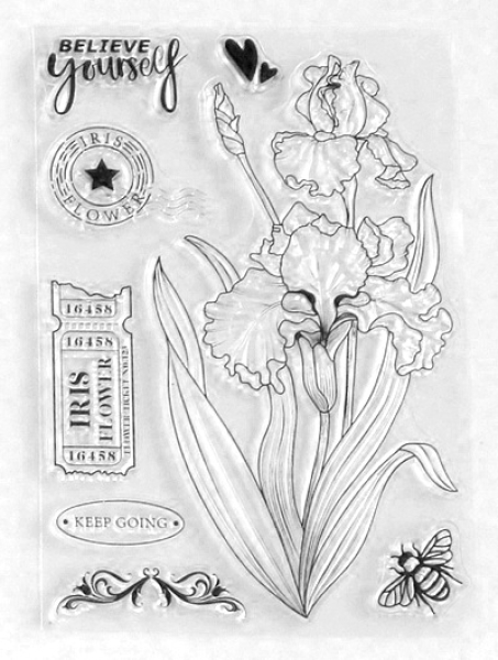 Clear Stamp Schwertlilie
