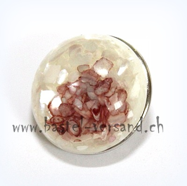 Click Button 18mm Muschel lila