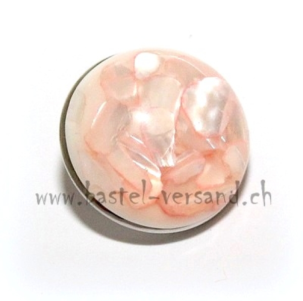 Click Button 18mm Muschel lachs