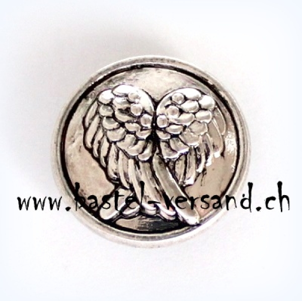 Click Button 18mm Engelsflügel