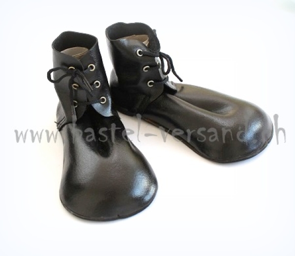 Clownschuh Kunstleder schwarz