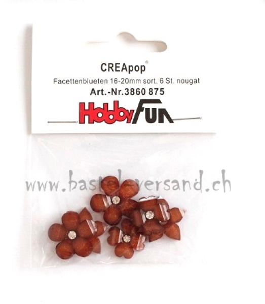 Facettenblüten nougat