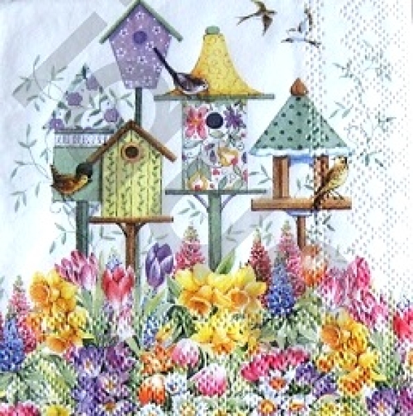 Serviette vogelhäuser