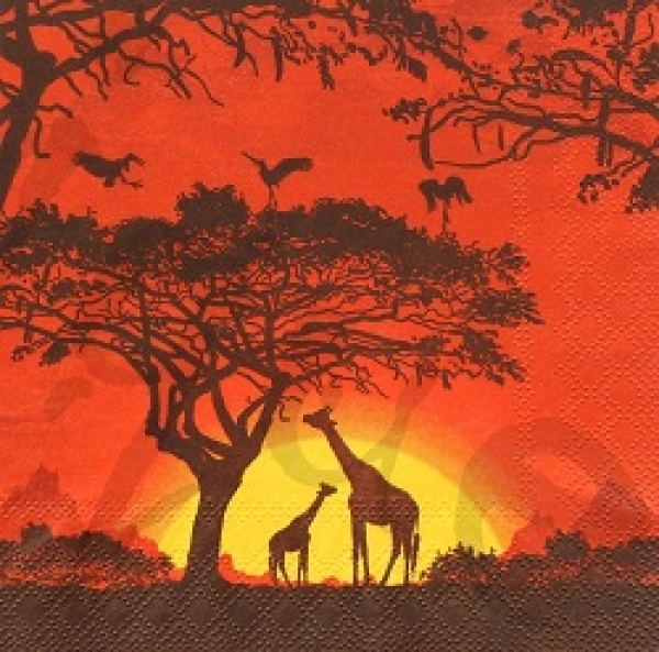 Serviette abendstimmung