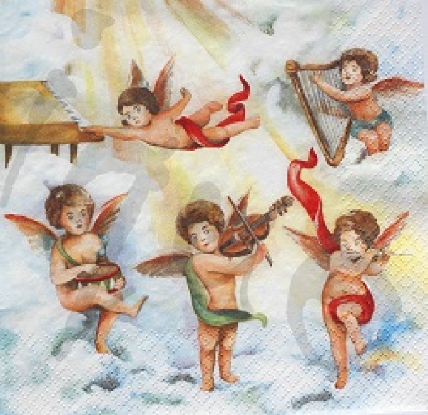 Serviette philharmonic angels