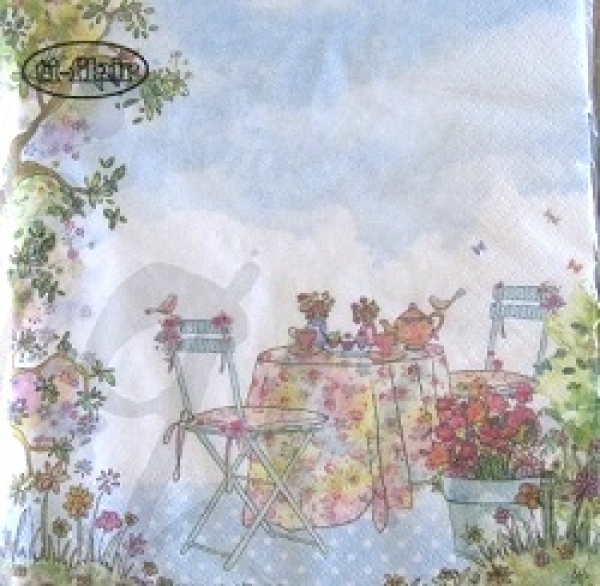 Serviette afternoon tea