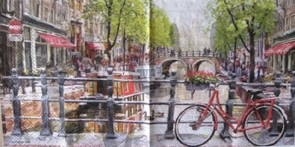 Serviette amsterdam canal