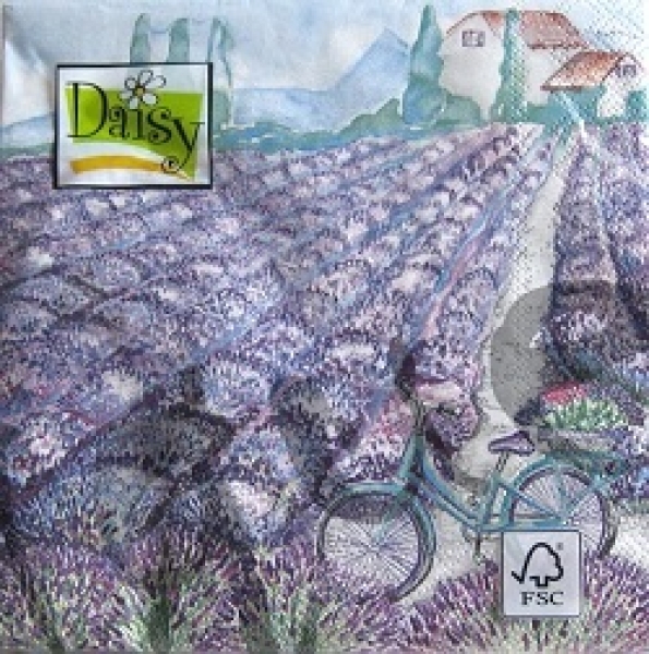 Serviette lavender view