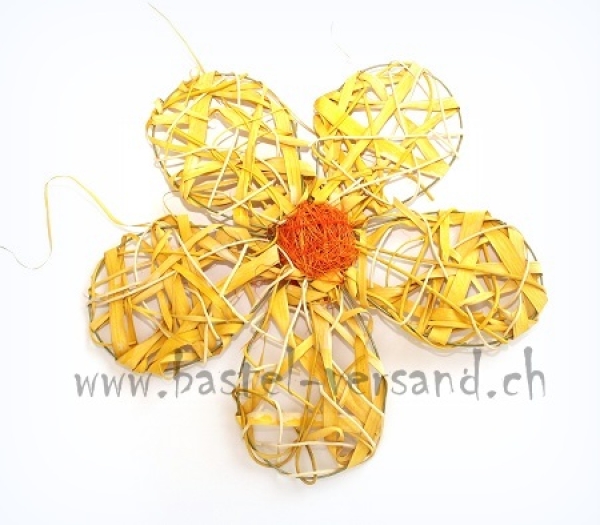 Deko Blume gelb 35cm