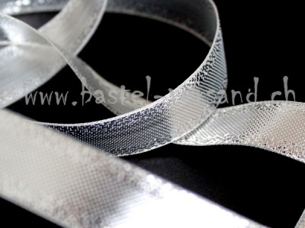Dekoband silber