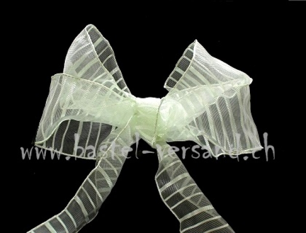 Dekoband 4cm Faye resedagrün