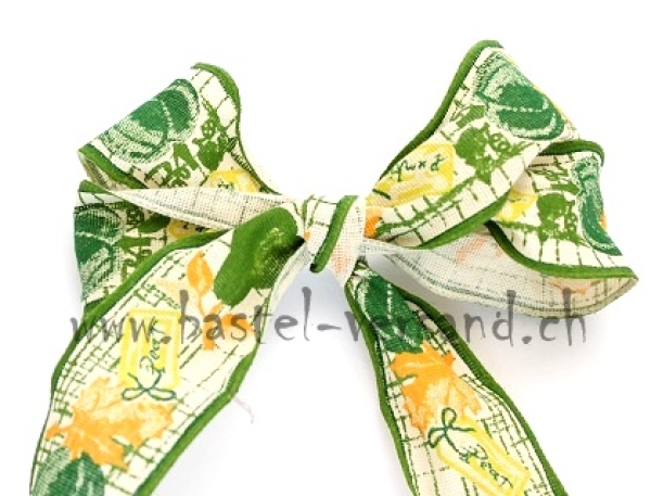 Dekoband 4cm Kürbis