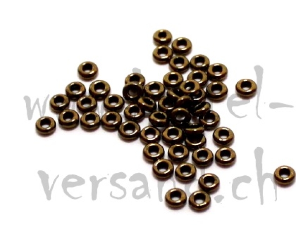 Toho Demi Round 8/0 gold lustered antique bronze