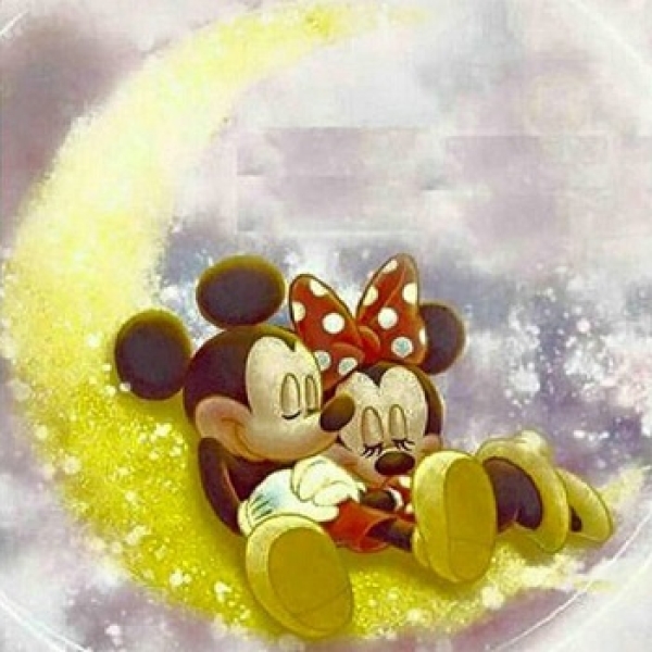 Diamond Painting Mickey und Minnie