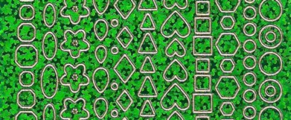 Sticker diverse Formen (grün)