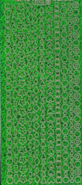 Sticker diverse Formen (grün)