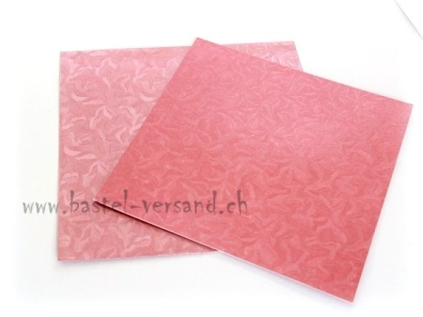 Doppelkarte mit Couvert raspberry