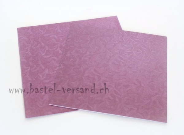 Doppelkarte mit Couvert blackcurrent