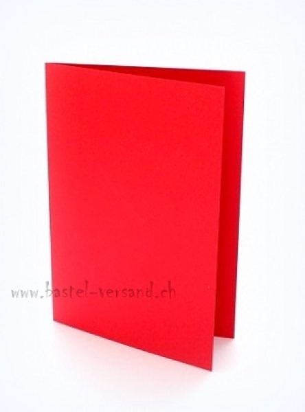 Doppelkarte A6 rosa mit Couvert