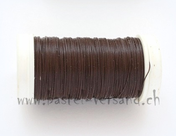 Bindedraht braun 0,35mm